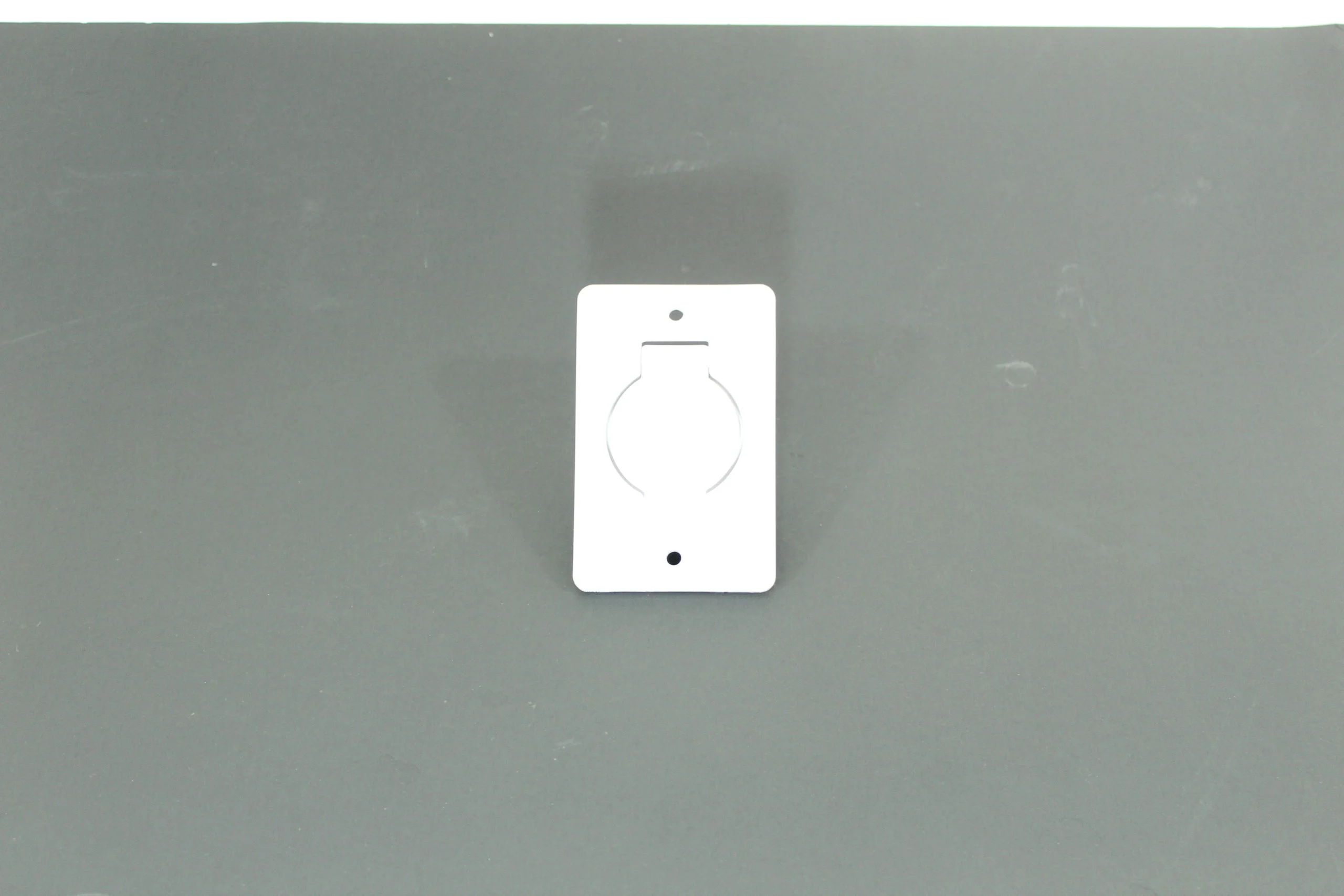 Central Vac Plastic Inlet Cover - White