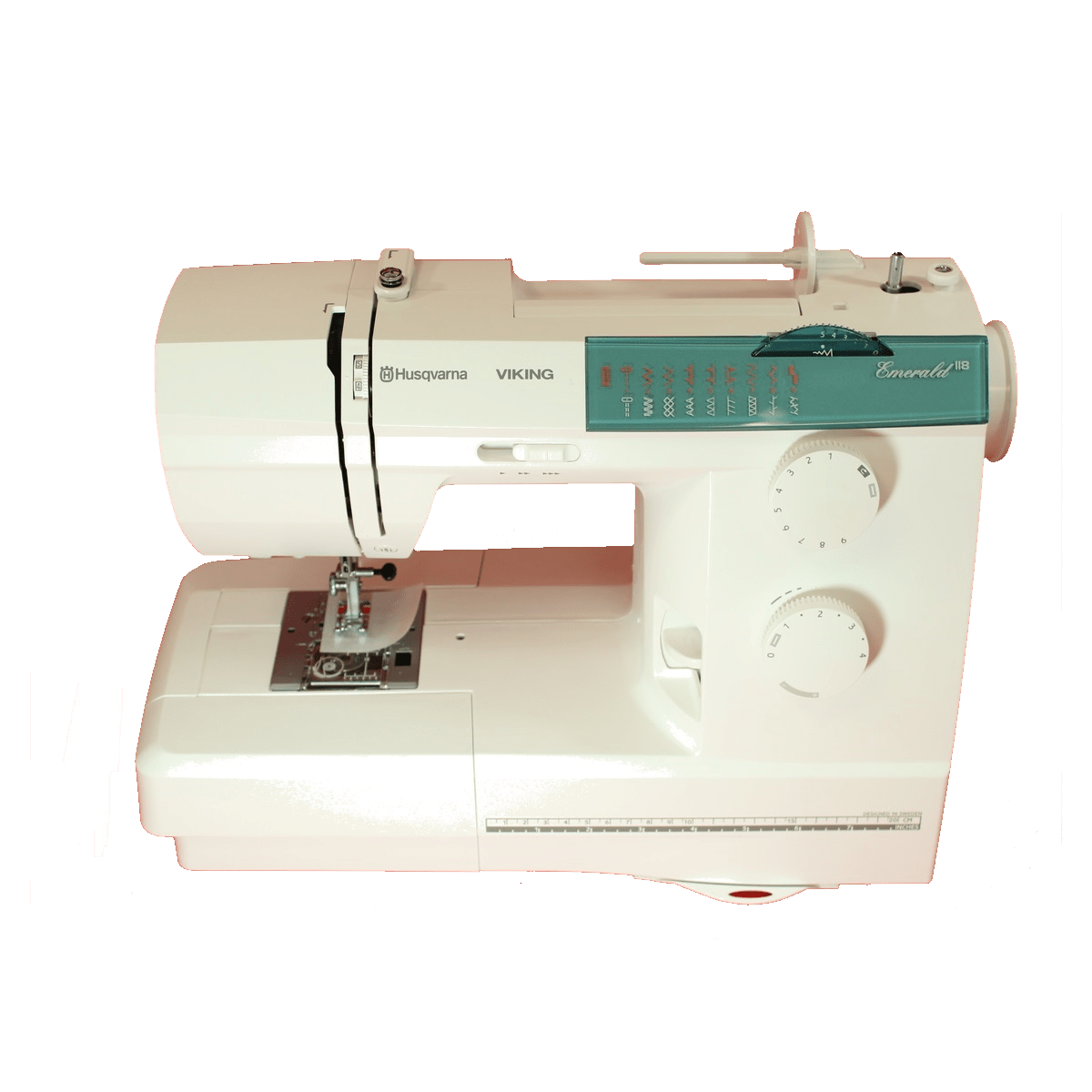 118 Emerald Viking Husqvarna - Sewing VacuumsRUs Machine