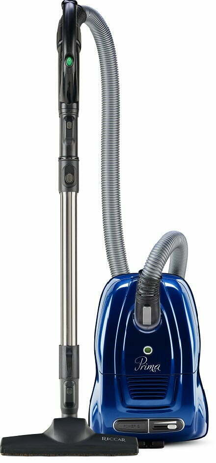 Riccar Prima Tandem Air Deluxe Canister Vacuum - Navy Blue
