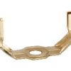 Brass Lamp saddle Harp Bases 1/8IP