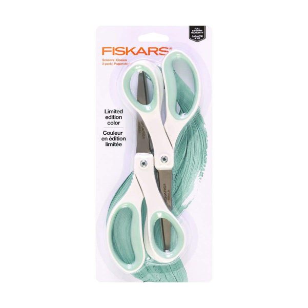Fiskars® 2pk Titanium Softgrip® Fashion Scissors 2 pack