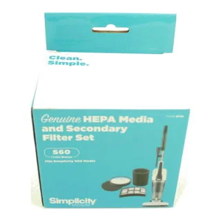 HEPA and Secondary Filter Set for Simplicity Spiffy and Riccar Roam S60 and R60
