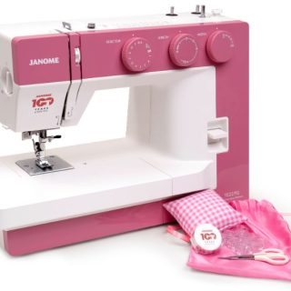 Janome 1522PG Anniversary Edition in pink!