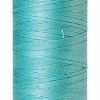 Blue Curacao Mettler silk finish egyptian cotton 50WT (547 yd) thread spool. 9104-2792 alternate: 10450-0889