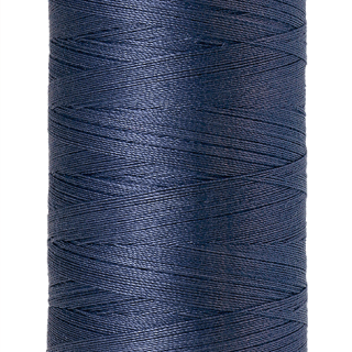 Blue Shadow Mettler silk finish egyptian cotton 50WT (547 yd) thread spool. 9104-0311 alternate: 10450-0684