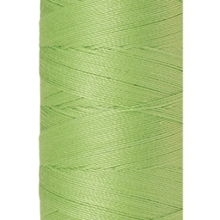 Bright Lime Green Mettler silk finish egyptian cotton 50WT (164 yd) thread spool. 9105-1528 alternate: