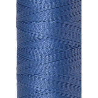 Cadet Blue Mettler silk finish egyptian cotton 50WT (164 yd) thread spool. 9105-1466 alternate: