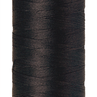 Charcoal Mettler silk finish egyptian cotton 50WT (547 yd) thread spool. 9104-1282 alternate: 10450-0700