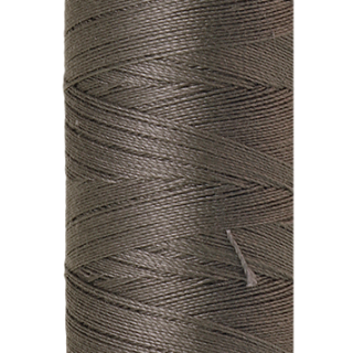 Dark Charcoal Mettler silk finish egyptian cotton 50WT (164 yd) thread spool. 9105-0416 alternate: 10550-0642
