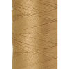 Dark Tan Mettler silk finish egyptian cotton 50WT (164 yd) thread spool. 9105-0287 alternate: 10550-0614