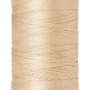 Eggshell Mettler silk finish egyptian cotton 50WT (547 yd) thread spool. 9104-1000 alternate: 10450-0001