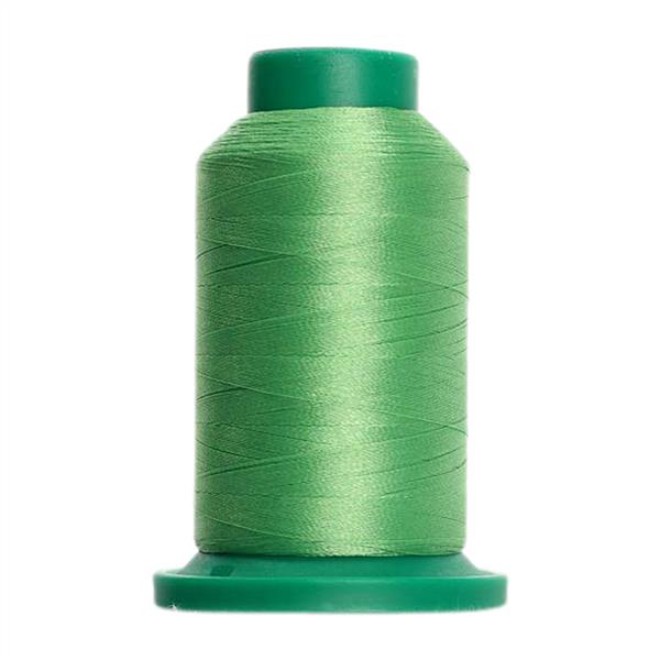 Embroidery thread Isacord 1000m Polyester - Bright Mint 1,000 meter mini-king spools