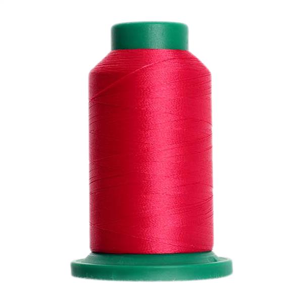 Embroidery thread Isacord 1000m Polyester - Bright Ruby 1,000 meter mini-king spools
