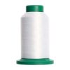 Embroidery thread Isacord 1000m Polyester - Silky White 1,000 meter mini-king spools