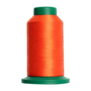 Embroidery thread Isacord 1000m Polyester - Tangerine 1,000 meter mini-king spools