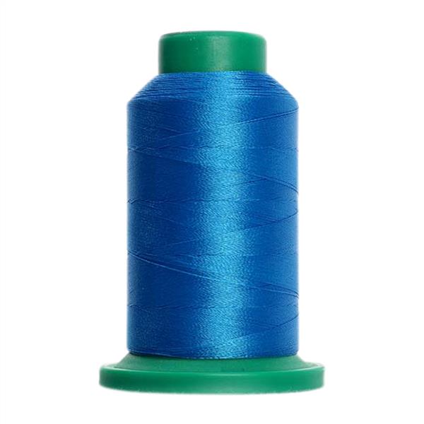 Embroidery thread Isacord 1000m Polyester - Tropical Blue 1,000 meter mini-king spools