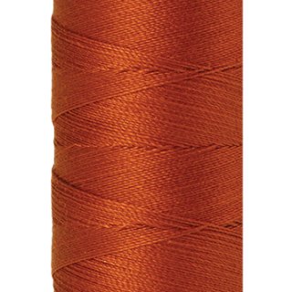 Friar Brown Mettler silk finish egyptian cotton 50WT (164 yd) thread spool. 9105-0173 alternate: 10550-0528