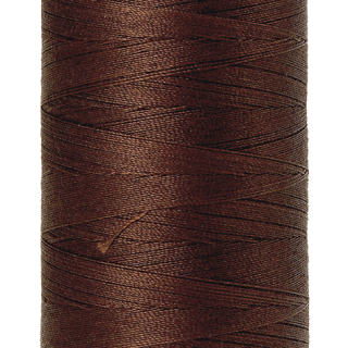 Friar Brown Mettler silk finish egyptian cotton 50WT (547 yd) thread spool. 9104-0173 alternate: 10450-0528