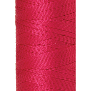 Hot Pink Mettler silk finish egyptian cotton 50WT (164 yd) thread spool. 9105-1423 alternate: