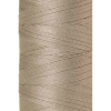 Khaki Mettler silk finish egyptian cotton 50WT (164 yd) thread spool. 9105-1228 alternate: 10550-0621