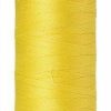 Lemon Zest Mettler silk finish egyptian cotton 50WT (547 yd) thread spool. 9104-3507 alternate: 10450-0501