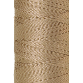 Pecan Mettler silk finish egyptian cotton 50WT (164 yd) thread spool. 9105-1223 alternate: 10550-0832