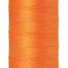 Pumpkin Mettler silk finish egyptian cotton 50WT (547 yd) thread spool. 9104-0122 alternate: 10450-0829