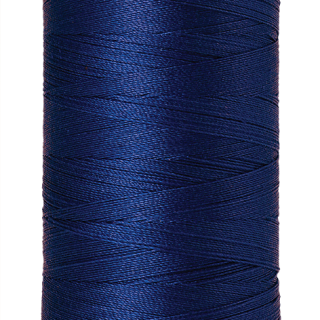 Royal Blue Mettler silk finish egyptian cotton 50WT (547 yd) thread spool. 9104-1303 alternate: 10450-0556