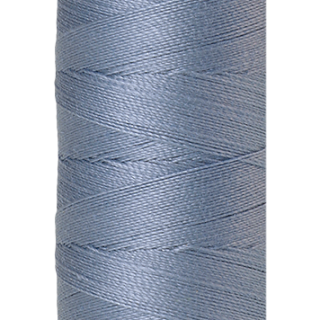 Smoky Blue Mettler silk finish egyptian cotton 50WT (164 yd) thread spool. 9105-0351 alternate: 10550-0789