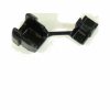 Strain Relief, Heyco 18/3 Black Plastic Grommet
