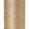 Straw Mettler silk finish egyptian cotton 50WT (547 yd) thread spool. 9104-0538 alternate: 10450-0844