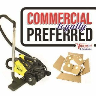 Clean Obsessed Commercial Canister Vacuum with 8 Piece Attachment Set and Shoulder Strap