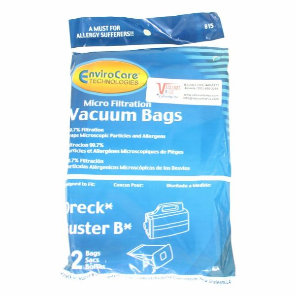 Paper Bag, DVC or envirocare aftermarket Oreck BB/Housekpr 2-PLY 12+1Pk