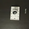 Central Vac White Square Door Inlet