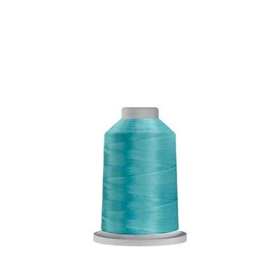 Glide Hab Dash by Fil-Tec 40wt. Trilobal hi sheen polyester thread used for sewing, quilting and embroidery 1100 yards 1000M - Light Turquoise