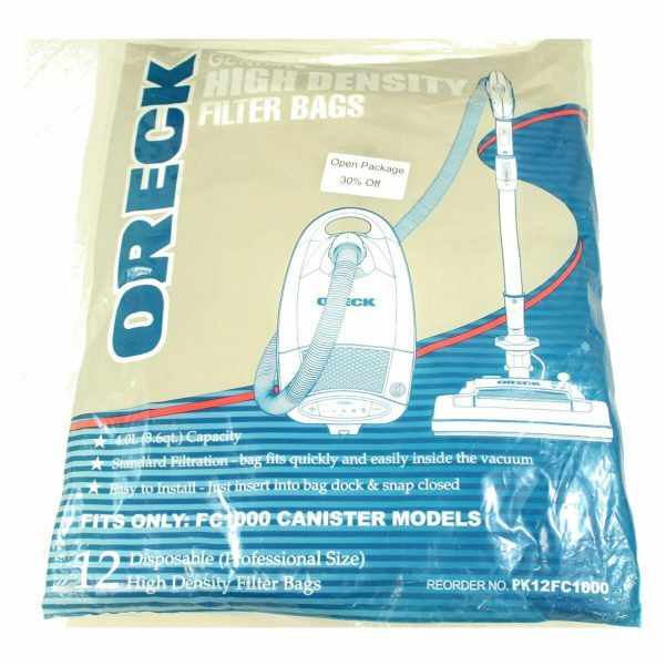 Oreck FC1000 Canister Vacuum Bags