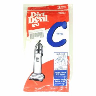 Genuine Dirt Devil Type C Bags for MVP - 3pk