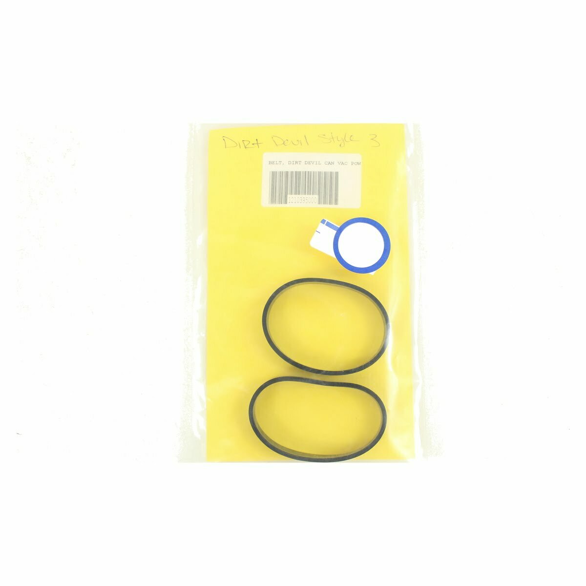 Belt, Dirt Devil Can Vac Power Pack Style 3