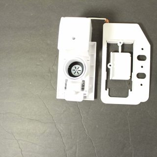 SUPERVALVE-WHITE,INLET VALVE W/110V PN RECEPTACLE for central vacuums