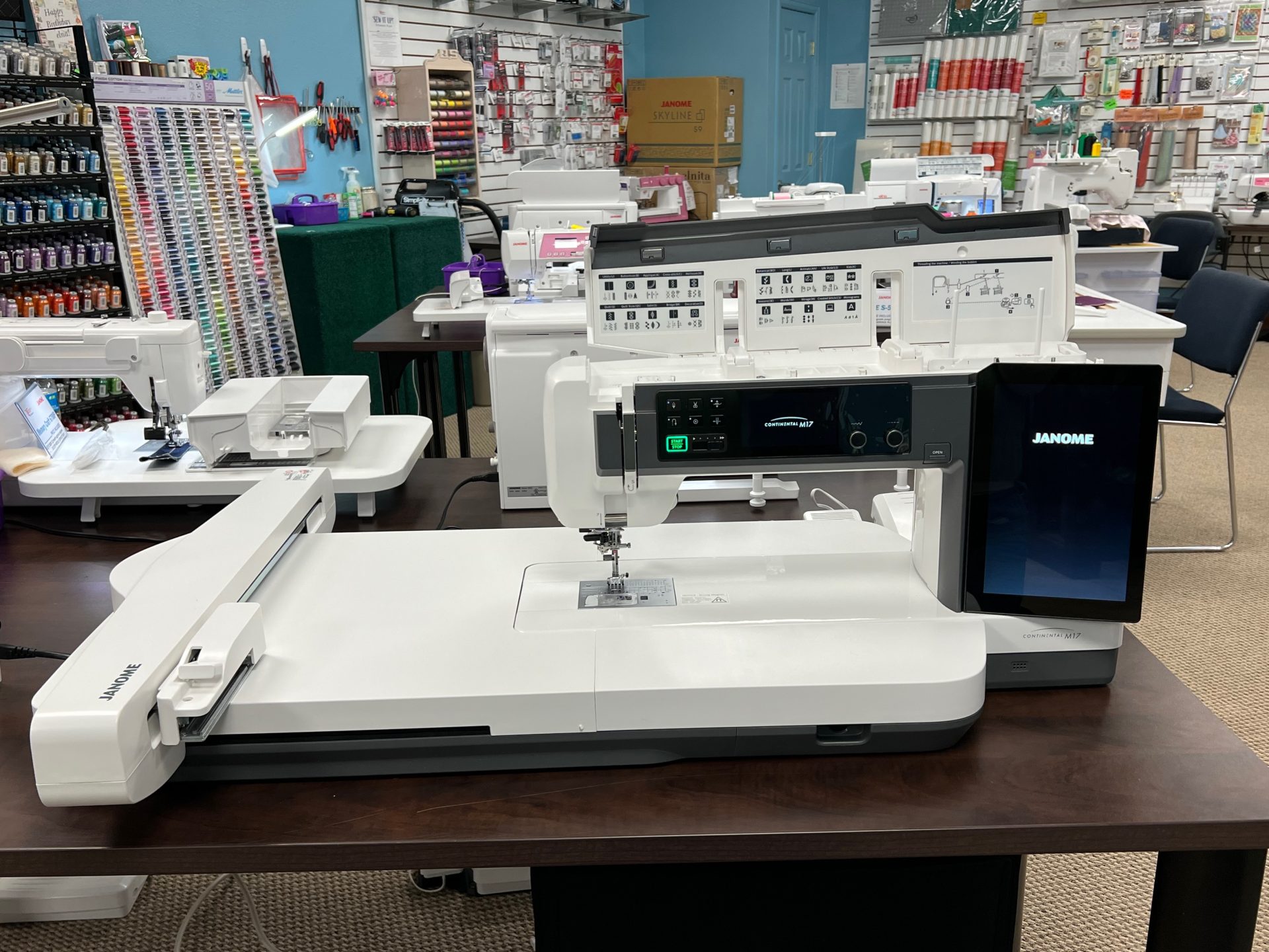 Janome Continental M17 Sewing and Embroidery Combo Machine x - Image 10