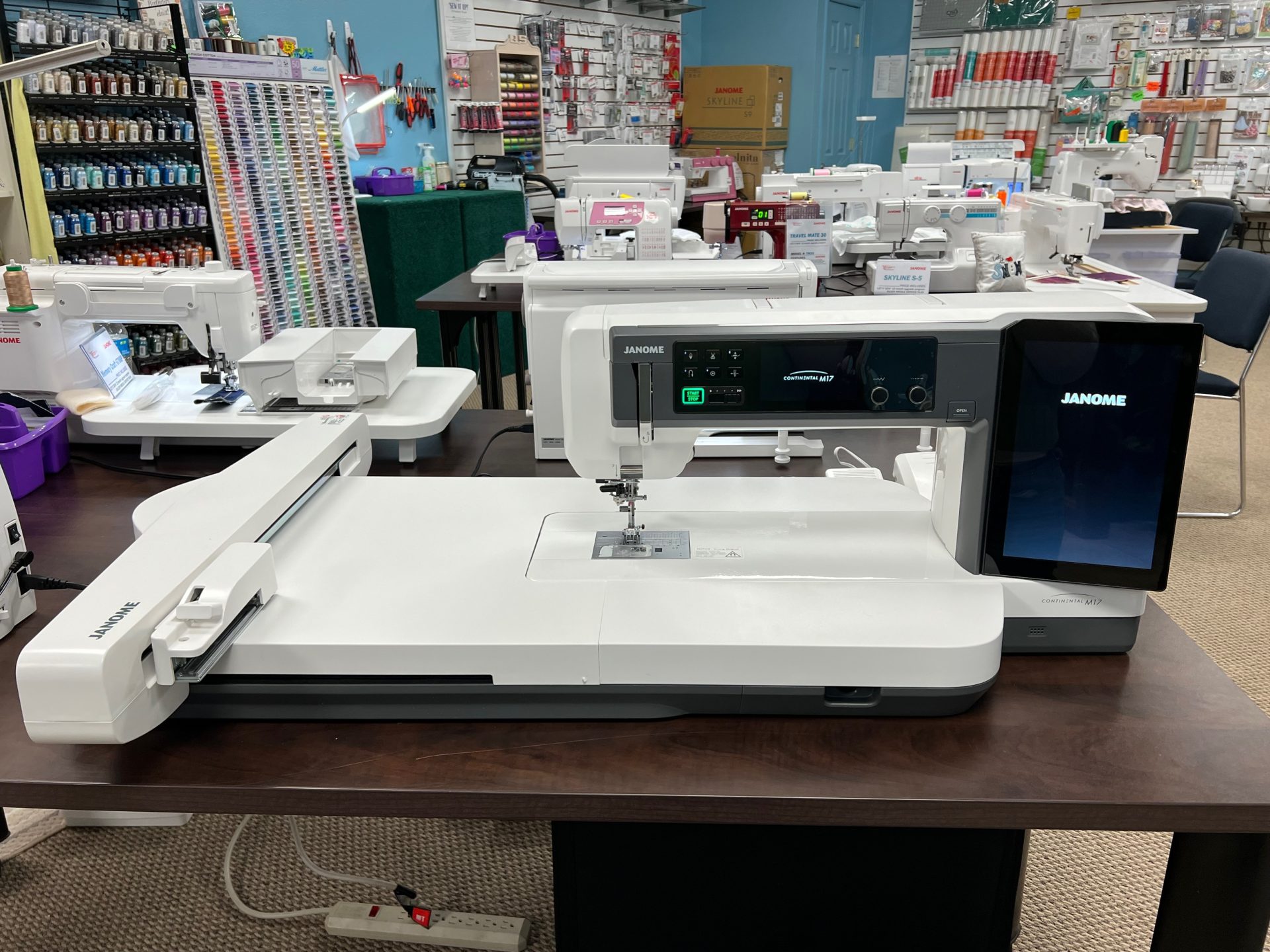 Janome Continental M17 Sewing and Embroidery Combo Machine x - Image 12