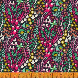 Windham Fabric Eden by Sally Kelly Cotton Midnight