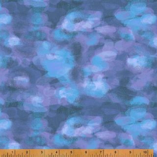 Windham Fabric Yippie Yi Yo Ki YAY by Laura Heine Cornflower Cotton