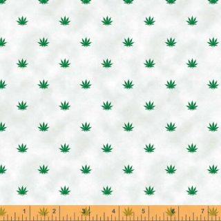 Windham Fabrics Blend by Whistler Studios Earth Greens White Cotton