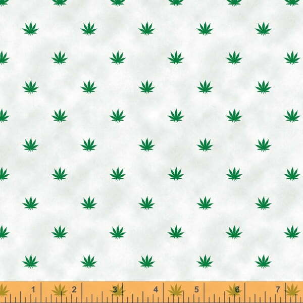Windham Fabrics Blend by Whistler Studios Earth Greens White Cotton