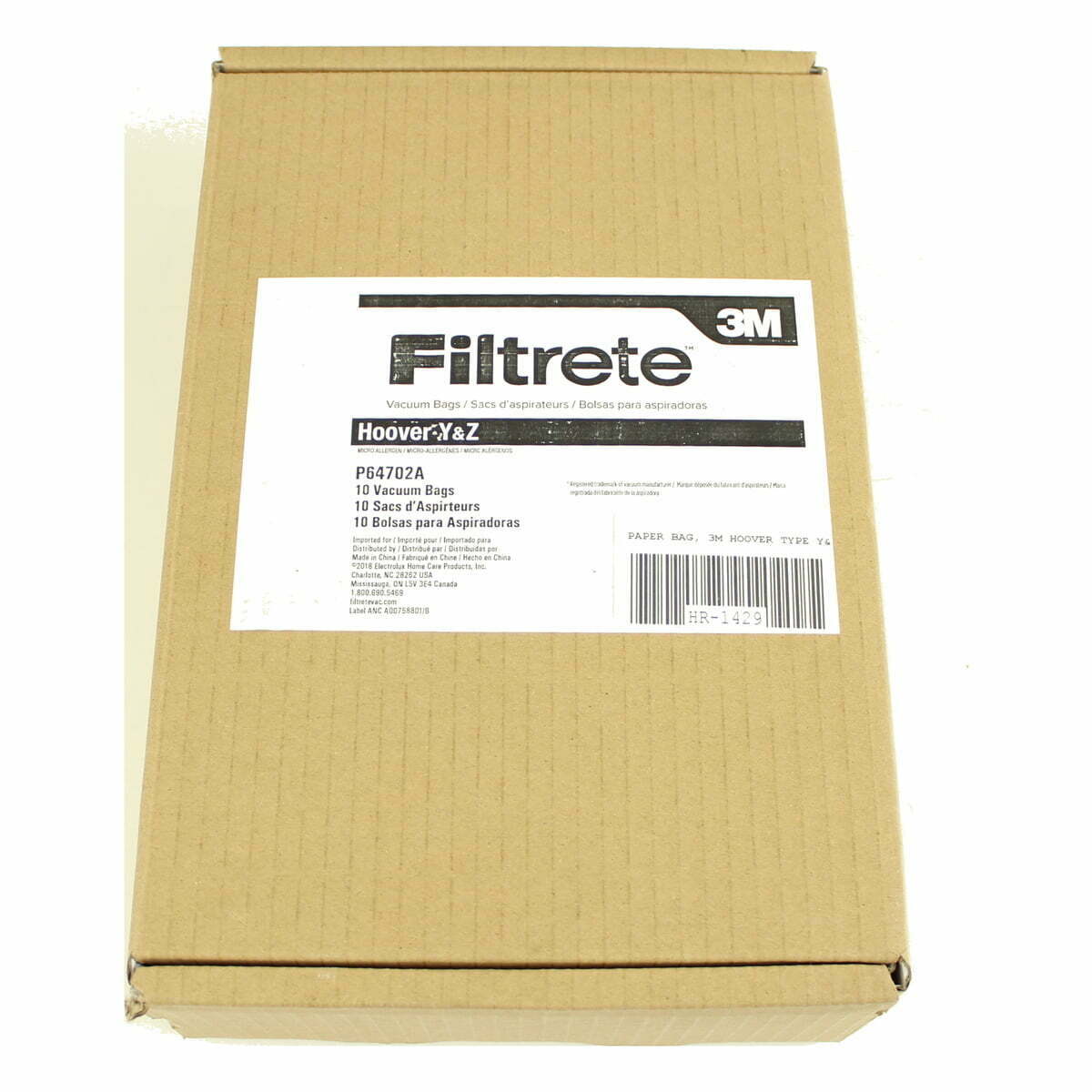Hoover Paper Bags Type Y and Z - 10pk
