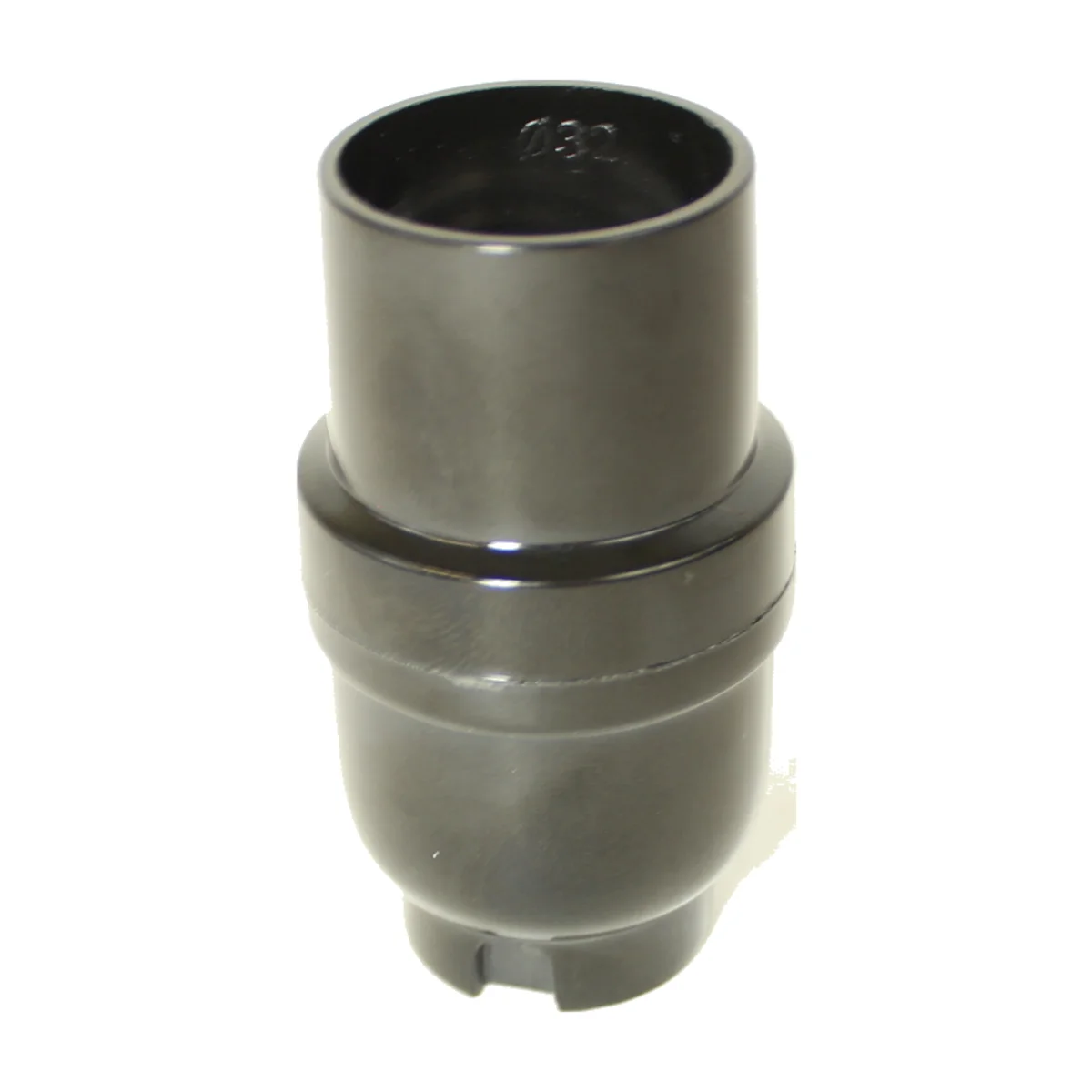 E26 Tall Keyless Black Plastic Lamp Socket Phenolic