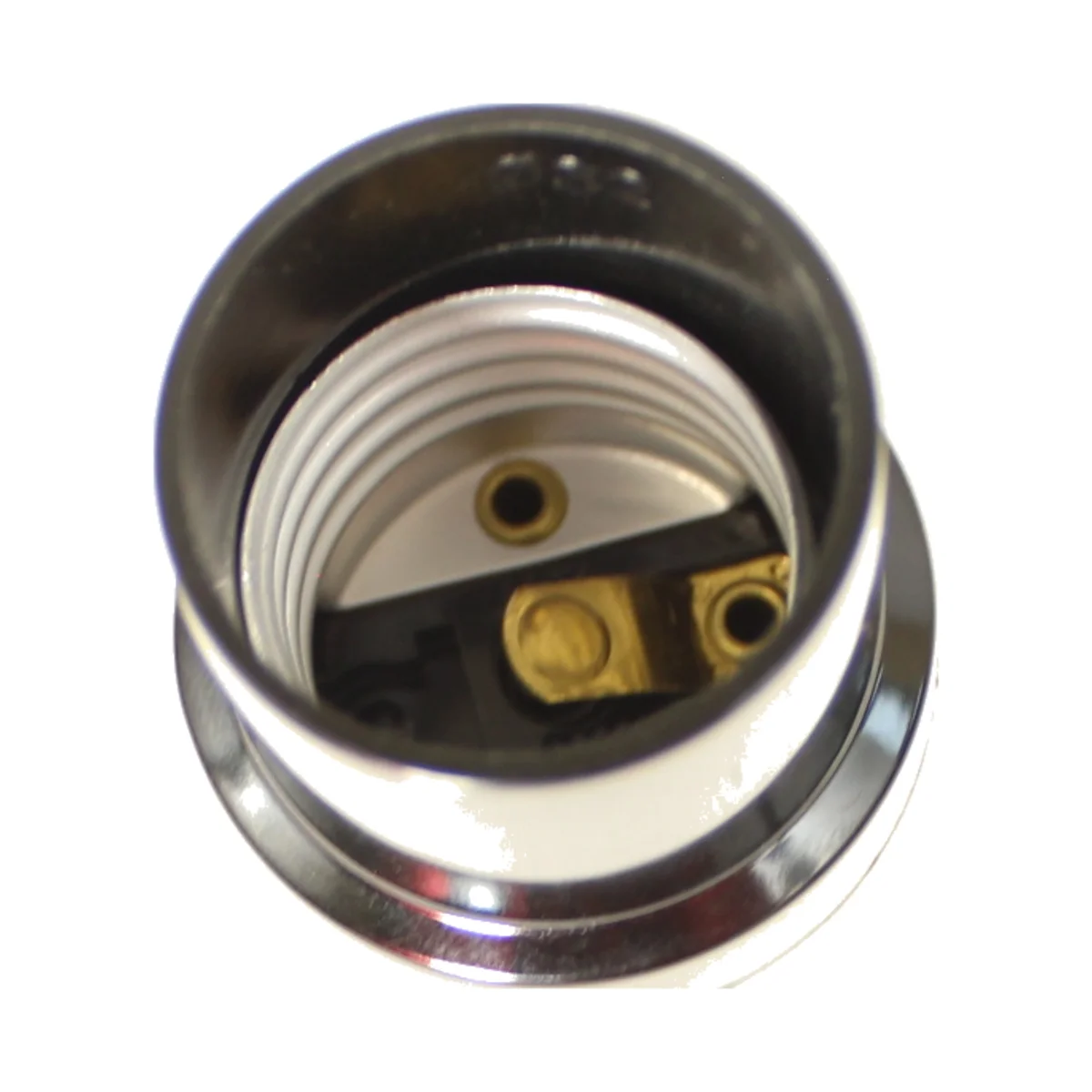 E26 Tall Keyless Black Plastic Lamp Socket Phenolic - Image 4