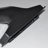 1 1/4" Upholstery Tool with Synthetic Brush Strip - Black