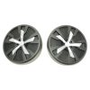 Wheels Qty2 With Axle And Ering Med Cool Grey
